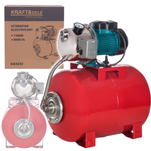 POMPA HYDROFOR ELEKTRYCZNY 1300W 6000L/H 50L DO STUDNI OGRODU I INSTALACJI