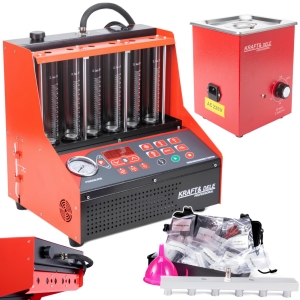 URZĄDZENIE DO TESTOWANIA CZYSZCZENIA WTRYSKIWACZY + MYJKA ULTRADŹWIĘKOWA