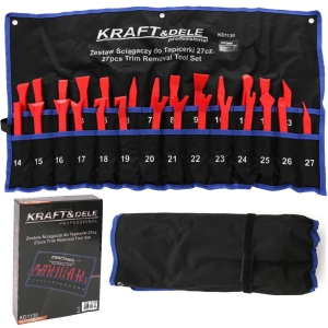 ZESTAW ŚCIĄGACZY ŁYŻEK DO TAPICERKI DEMONTAŻ 27 ELEMENTÓW