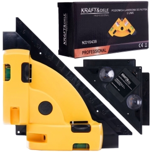 POZIOMICA LASEROWA DO PŁYTEK LASER KĄTOWY 2 LINIE