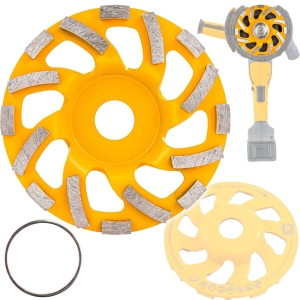 TARCZA GARNKOWA DIAMENTOWA DO SZLIFOWANIA BETONU KAMIENIA SEGMENTOWA 125MM