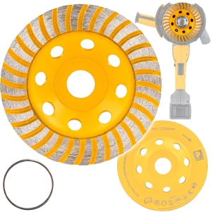 TARCZA GARNKOWA DIAMENTOWA DO SZLIFOWANIA BETONU KAMIENIA SEGMENTOWA 125MM