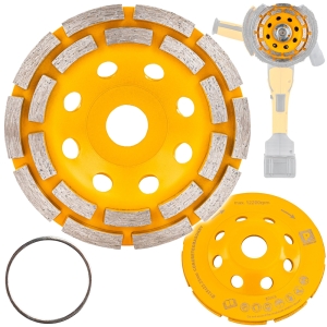 TARCZA GARNKOWA DIAMENTOWA DO SZLIFOWANIA BETONU KAMIENIA SEGMENTOWA 125MM