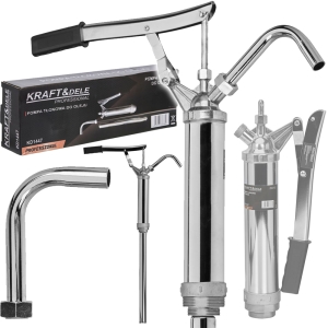 POMPA TŁOKOWA PRZENOŚNA RĘCZNA DO BECZKI OLEJU SMARÓW