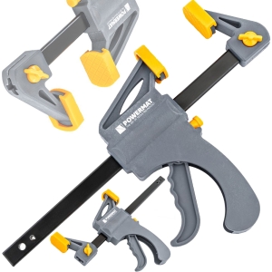 ŚCISK STOLARSKI ZACISK DŹWIGNIOWY 150x60mm SZYBKOZACISKOWY AUTOMATYCZNY