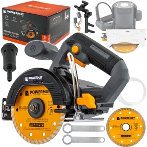 PRZECINARKA TARCZOWA DO PŁYTEK GRESU GLAZURY KAMIENIA NA WODĘ 1400W 125mm