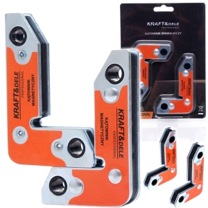 ZESTAW KĄTOWNIKÓW KĄTOWNIK SPAWALNICZY MAGNETYCZNY 30/60/90° 2szt