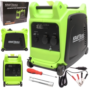 AGREGAT PRĄDOTWÓRCZY GENERATOR INWERTOROWY JEDNOFAZOWY BENZYNA 3300W 