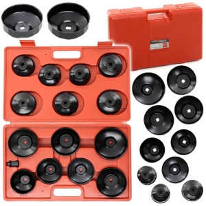 KLUCZE NASADOWE DO FILTRÓW OLEJU NASADKI ZESTAW 15 szt.