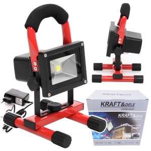 NAŚWIETLACZ HALOGEN LED STOJAK BUDOWLANY 20W AKU