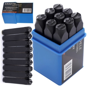 NUMERATOR NUMERATORY ZNACZNIKI 0-9 CYFRY 8MM 9SZT