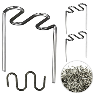 ZSZYWKI DO ZGRZEWANIA PLASTIKU TYP RS28 0,8MM 500SZT. DŁUGA FALA