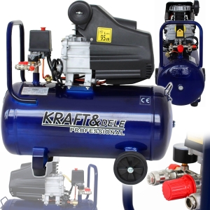 KOMPRESOR OLEJOWY SPRĘŻARKA POWIETRZA 50L 230V 2,8kW/3,8KM 8bar 2880rpm