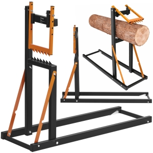 STABILNY STOJAK DO CIĘCIA KŁÓD DREWNA DRZEWA KOZIOŁEK PODPORA 25–230mm STAL