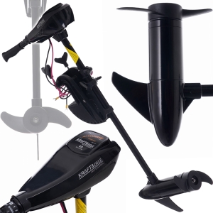 ELEKTRYCZNY SILNIK ZABURTOWY 75lbs DO ŁODZI PONTONÓW 1164W ŚMIGŁO NAPĘDOWE