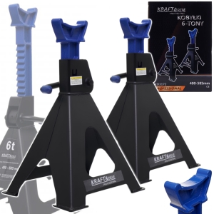 KOBYŁKI SAMOCHODOWE PODSTAWKI PODPORY 6 T 2 SZTUKI 400-585 MM STOJAKI