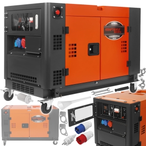 AGREGAT PRĄDOTWÓRCZY GENERATOR PRĄDU DIESEL 3-FAZY 15500W 15,5kW 230V/400V