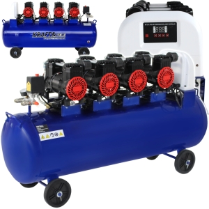 KOMPRESOR BEZOLEJOWY CICHY SPRĘŻARKA POWIETRZA 120l 230V 7KW 910 L/min