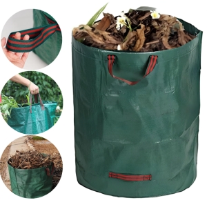 WOREK OGRODOWY KOSZ NA LIŚCIE TRAWĘ ODPADY TORBA