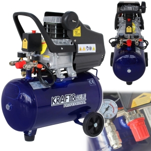 KOMPRESOR OLEJOWY SPRĘŻARKA POWIETRZA 24L 220/230V 2,8KW 3,8HP 2880RPM