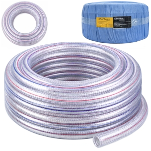 WĄŻ SSĄCY ELASTYCZNY ZBROJONY 1" 100M x 2mm SSAWNY WZMOCNIONY PCV 
