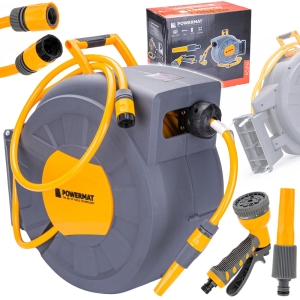 AUTOMATYCZNY BĘBEN ZWIJACZ NA WĄŻ OGRODOWY 1/2" 35M 120 psi