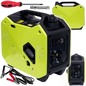 AGREGAT PRĄDOTWÓRCZY GENERATOR INWERTOROWY BENZYNA 1,9kW / 2,1kW 230V/50Hz