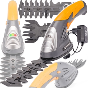 NOŻYCE AKUMULATOROWE DO TRAWY KRZEWÓW ŻYWOPŁOTU 7,2V 1500mAh 120mm 83mm