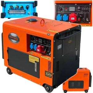 AGREGAT PRĄDOTWÓRCZY TRÓJFAZOWY 7500W 230/380V DIESEL 3-F ATS AVR EL START