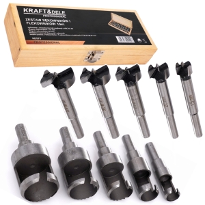 SĘKOWNIKI FLEKOWNIKI COKOWNIKI FREZY DO DREWNA WIERTŁA 10el. DRZEWA 15-35MM