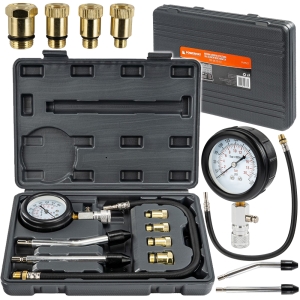 MIERNIK CIŚNIENIA SPRĘŻANIA BENZYNA TESTER POZIOMU KOMPRESJI SILNIKA ZESTAW