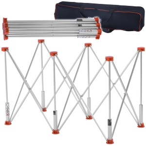 STÓŁ ROBOCZY SKŁADANY TYPU PAJĄK 6 NÓG 115x60CM STÓŁ DO MEGAFORMATÓW