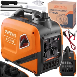 AGREGAT PRĄDOTWÓRCZY 230V INWERTOROWY JEDNOFAZOWY GENERATOR BENZYNA 2,6kW 