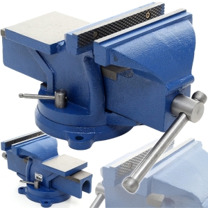 IMADŁO ŚLUSARSKIE STOŁOWE 250mm OBROTOWE Z KOWADŁEM 360 STOPNI 