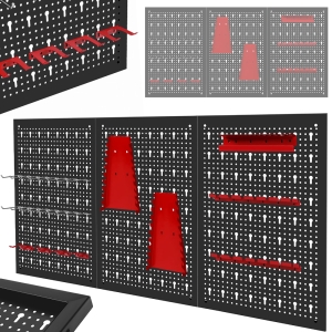 TABLICA NARZĘDZIOWA WARSZTATOWA METALOWA ORGANIZER ŚCIENNY 120x60cm