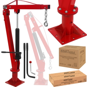 PODNOŚNIK ŻURAW HDS 1000kg HYDRAULICZNY OBRACANY WYSIĘGNIK 1500 – 1690 mm