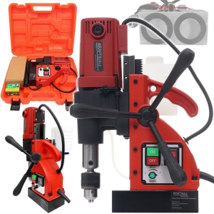 WIERTARKA MAGNETYCZNA PIONOWA 2150W 1700N 13mm WELDON 19mm ZESTAW WALIZKA