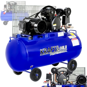 KOMPRESOR OLEJOWY 100L SPRĘŻARKA POWIETRZA 3,4kW/4,6KM TRÓJFAZOWY 400V