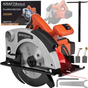 PILARKA RĘCZNA TARCZOWA DO DREWNA 2850W PIŁA + LASER 185mm + TARCZA