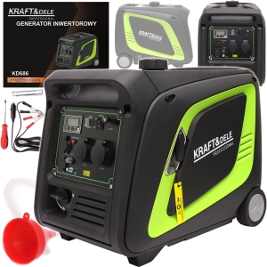 AGREGAT PRĄDOTWÓRCZY GENERATOR PRĄDU INWERTOROWY BENZYNA 4900W 4,9kW 230V