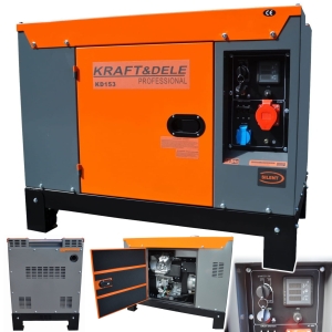 AGREGAT PRĄDOTWÓRCZY GENERATOR PRĄDU TRÓJFAZOWY 15500W DIESEL 220/400V/50Hz