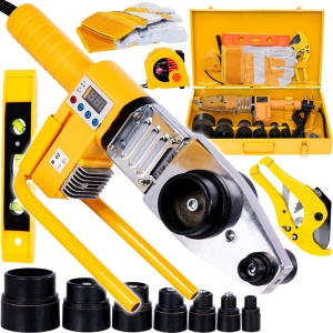 ZGRZEWARKA LCD DO RUR PP PCV MATRYCE 16-63mm 2800W POLIFUZYJNA WYŚWIETLACZ