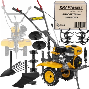 GLEBOGRYZARKA SPALINOWA KULTYWATOR DO ZIEMI GLEBY PŁUG 10KM 600mm BENZYNA