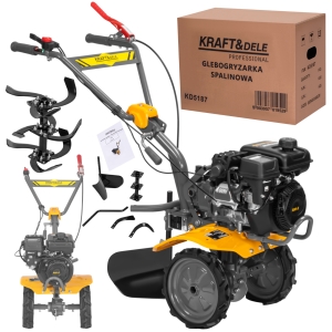GLEBOGRYZARKA SPALINOWA Z NAPĘDEM KULTYWATOR GLEBY 7KM 40CM 3600RPM BENZYNA