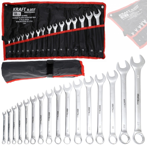 KLUCZE PŁASKO-OCZKOWE 16el. CRV 6-24mm KD10932_1.jpg