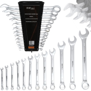 KLUCZE PŁASKO OCZKOWE ZESTAW KLUCZY PŁASKO-OCZKOWYCH CR-V 12el 6-22mm