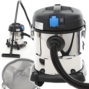 ODKURZACZ PRZEMYSŁOWY 1200W SUCHO MOKRO 20L REGULACJA SSANIA 230V/50Hz 