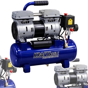 KOMPRESOR BEZOLEJOWY 9L 550W 155L/min 8BAR KOMPAKTOWA SPRĘŻARKA POWIETRZA