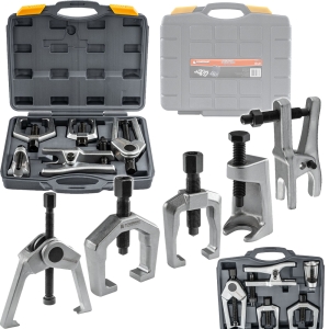 ŚCIĄGACZE DO SWORZNI I KOŃCÓWEK DRĄŻKA 5 EL ZESTAW DO DEMONTAŻU WALIZKA