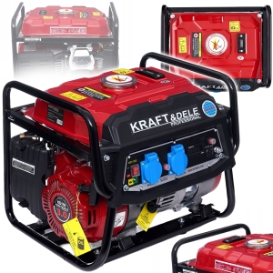 AGREGAT PRĄDOTWÓRCZY GENERATOR PRĄDU 1,5kW 1500W 3KM 230V/50Hz 4SUW BENZYNA